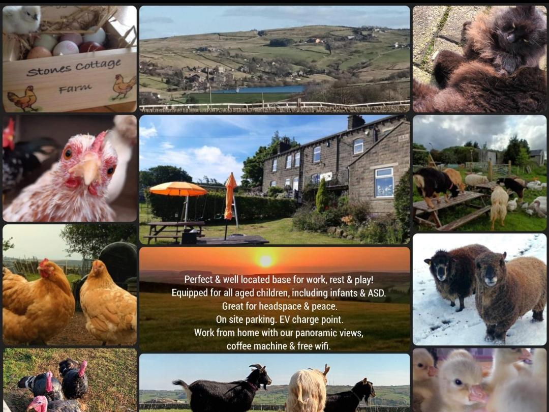 Stones Cottage Farm, Nr Haworth, Family Friendly, Work Friendly, Gaming Barn, Crafting, Free Wifi, Free Parking, Ev Point Oxenhope 외부 사진